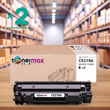 tonermax Hp Laserjet Pro P1600 Muadil Toner Çipli CE278A 2'li 2.100 Sayfa