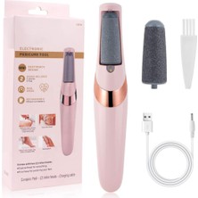 Munico 2 Adet Kadınlar Için Pedikür Kiti Ayak Nasır Giderici Ayaklar Için Lif Ölü Deri Elektrikli Pedikür