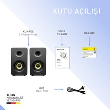 Thonet & Vander Kumpel 2.0 50W Beyaz Speaker - 2.0 Sistem - 50W Rms