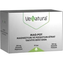 Venatura Mag-Pot Magnezyum ve Potasyum Sitrat 30 Saşe