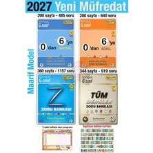 Tonguç Akademi 6. Sınıf 2027 Tüm Dersler Konu Anlatımlı Zoru Soru Bankası Seti Maarif Model