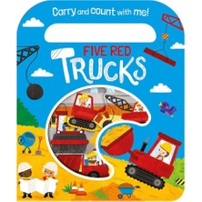 Imagine That Five Red Trucks - Carry And Count - Board Book