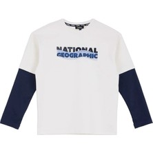 National Geographic Ekru Erkek Çocuk Sweatshirt N6WB-SWT4824