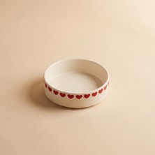 Karaca Sweetheart Kalp Detaylı Kase 14 cm Beyaz