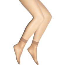 Dore Kadın Fit 15 Soket Çorap - Bronz