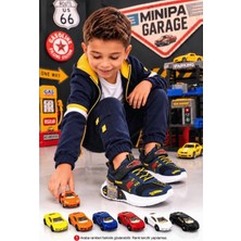 Minipa Garage Lacivert Erkek Çocuk Garaj Tabanlı Çift Metal Arabalı Ortopedik Spor Ayakkabı