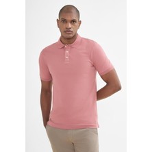 İntersivin Erkek Polo Yaka Kısa Kollu Düğmeli Örme Kumaş T-Shirt SD-01