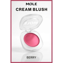 MQLE Velvet Blush Bordo Krem Allık Cream To Powder Mat Pudramsı Bitiş 07 Berry