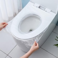 Munico 600 Adet Evrensel Tek Kullanımlık Klozet Oturağı Kılıfları, Su Geçirmez Pvc Seyahat Klozet Örtüleri