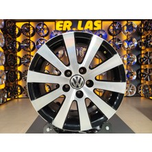VOLKSWAGEN 4 Adet VOLKSWAGEN ORIJINAL 7*16 5*112 ET45 57.1 BLACK MACK JANT YENİLENMİŞ (Takım)