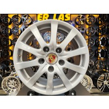 PORSCHE 4 Adet PORSCHE ORIJINAL 7.5*17 5*130 ET53 71.6 SILVER JANT YENİLENMİŞ (Takım)
