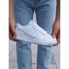 Beyaz Mavilow Retro Sb Günlük Kullanım Düz Taban Unisex Spor Ayakkabı