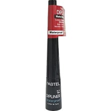 Pastel Waterproof Dipliner 01 Siyah Kolay Uygulama ve Suya Dayanıklı Özellikli Eyeliner