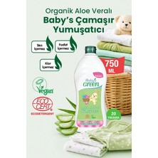 Baby's Green Organik Aloe Veralı Bebek Çamaşır Yumuşatıcısı Kokusuz 750 ml