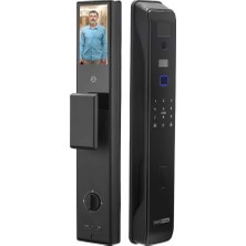 Emaks Prime Akıllı Kilit GALAXY30 F Ultra, Yüz Tanıma, Avuç Tanıma, Kamera, Wifi, Şifre, Kart, Parmazk İzi