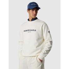 North Sails Archive Comfort Fit Bisiklet Yaka Nakış Detaylı Erkek Pamuk Sweatshirt