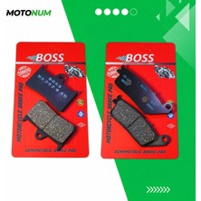 MOTONUM Yamaha mt 01 Ön ve Arka Fren Balata Takımı Yarı Sinterli MTN2826
