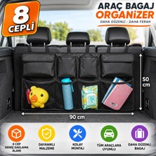Araba Koltuk Arkası Organizer Araç Oto Bagaj Içi Bod Düzenleyici