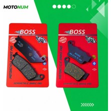 MOTONUM Yamaha Wr 125 R Ön ve Arka Fren Balata Takımı Yarı Sinterli MTN2749