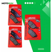 MOTONUM Triumph 800 Tiger Abs Ön ve Arka Fren Balata Takımı Yarı Sinterli MTN2775
