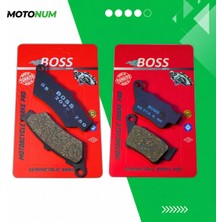 MOTONUM Bmw G 650 Gs Ön ve Arka Fren Balata Takımı Yarı Sinterli MTN2798
