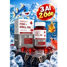 Walker's Krill Oil Omega 3 Sitikolin Lutein Q10 Içeren Vitamin