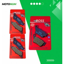 MOTONUM Bmw F 800 Gs Ön ve Arka Fren Balata Takımı Yarı Sinterli MTN2804