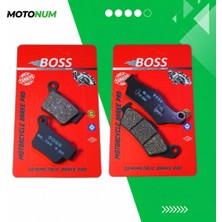 MOTONUM Husqvarna Fc 350 Ön ve Arka Fren Balata Takımı Yarı Sinterli MTN2723