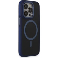 Bezos Joko Apple iPhone 14 Pro Max Kılıf Rocky Magsafe Kapak - Lacivert