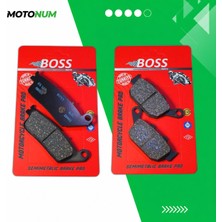 MOTONUM Honda Nc 700 S Ön ve Arka Fren Balata Takımı Yarı Sinterli MTN2786