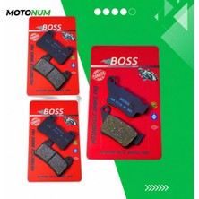 MOTONUM Bmw F 800 S Ön ve Arka Fren Balata Takımı Yarı Sinterli MTN2813