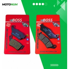 MOTONUM Ktm Lc4 640 (1998 2006) Ön ve Arka Fren Balata Takımı Yarı Sinterli MTN2704