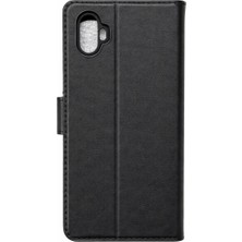 Bezos Samsung Galaxy Xcover 6 Pro Trend S Plus Kapaklı Kılıf - Siyah