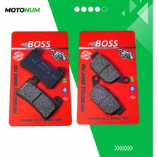 MOTONUM Zontes 250 T E Ön ve Arka Fren Balata Takımı Yarı Sinterli MTN2781