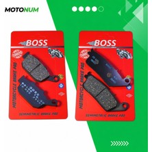 MOTONUM Honda Cb 500 F Abs Ön ve Arka Fren Balata Takımı Yarı Sinterli MTN2836
