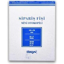 Bezos 1447 Mini Sipariş Fişi Otokopili 2X50