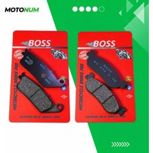 MOTONUM Yamaha x City 250 Ön ve Arka Fren Balata Takımı Yarı Sinterli MTN2688