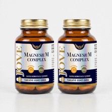 Jove Magnezyum Complex 120 Capsul / Magnezyum Biglisinat, Malat, Sitrat +Çinko ve C Vit.