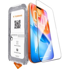 Torras Apple iPhone 18 Pro Max Sunview Ar (Gen Air) Cam Ekran Koruyucu - Şeffaf