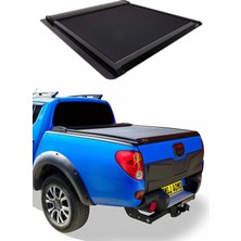 Omac Mitsubishi L200 2006-2009 Formlu Kasa Uyumlu Araca Özel Omback Sürgülü Bagaj Kapama Siyah