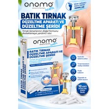 Onomo Health Batık Tırnak Düzeltici Batık Tırnak Çıkartıcı Aparat ve Batma Engelleyici Çubuk