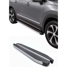 Omac Chery Tiggo 7 Pro 2023-2026 Uyumlu Araca Özel Blackline Yan Basamak Alüminyum