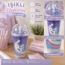 Belirtilmemiş Işıklı Pipetli Içecek Matara Suluk Bardak