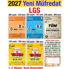 Tonguç Akademi 8. Sınıf 2027 Lgs 0'dan 8'e Konu Anlatımlı Tüm Dersler Soru Bankası 1. 2. Dönem Yazılı Deneme Seti