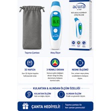 Acura AC-9280 Kulaktan & Alından Ateş Ölçer Çanta Hediyeli