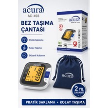 Acura AC-493 Şarjlı, Çantalı, Xxl Ekranlı Xxl Manşetli Tansiyon Aleti