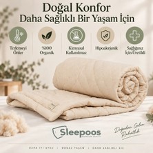 Sleepoos El Yapımı %100 Organik Yün Yorgan 215X235
