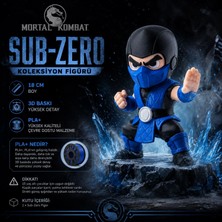 Pilco Enerji Sub-Zero Figürü | 18 cm | Pla+ 3D Baskı