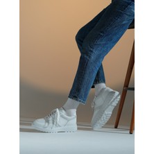 Faruk Balkanas Aras Model Hakiki Kombinasyonlu Deri Eva Taban Sneaker Ayakkabı