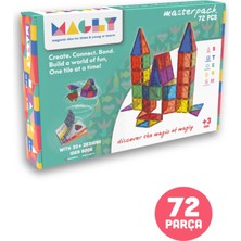 PiSeries Magly Manyetik Yapı Blokları 72 Parça